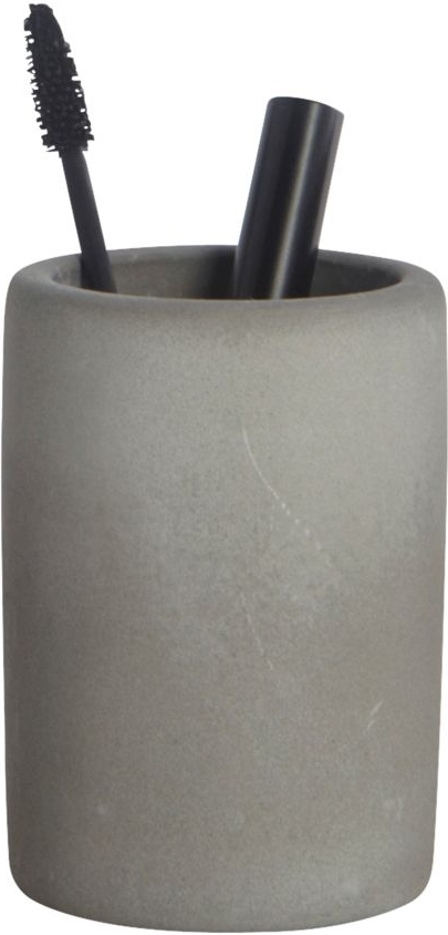 Tandbørsteholder House Doctor Cement Grå ø7     H11   Cm