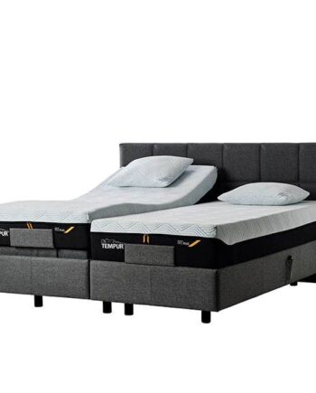 Tempurâ  Spring Box Adj  Elevationsseng 180x200 Cm   Tempurâ  Pro Plus Coolquilt Madrasser  : Erling Christensen Møbler