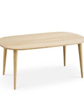 Thomsen Furniture Oak Sofabord 100   60 Højde 40 Cm  : Erling Christensen Møbler