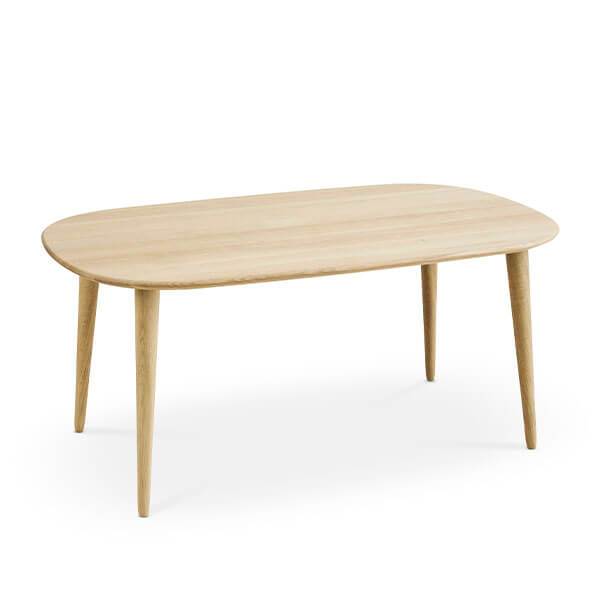 Thomsen Furniture Oak Sofabord 100   60 Højde 40 Cm  : Erling Christensen Møbler
