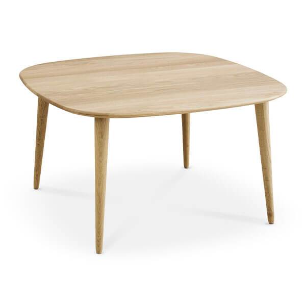 Thomsen Furniture Oak Sofabord 80   80 Højde 40 Cm  : Erling Christensen Møbler