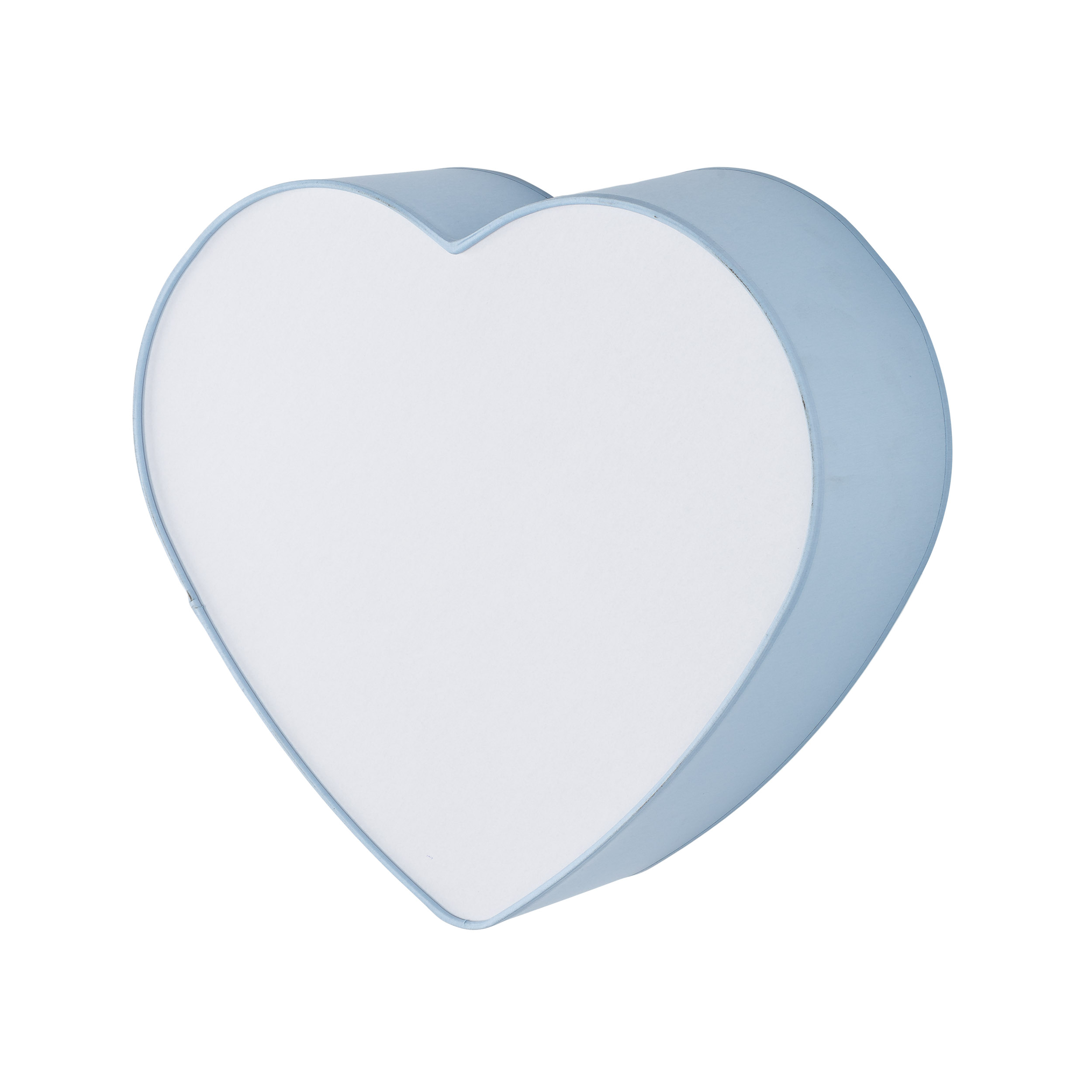 Tk Heart Børnelampe Blå Stof Og Hvid Plastik Metal