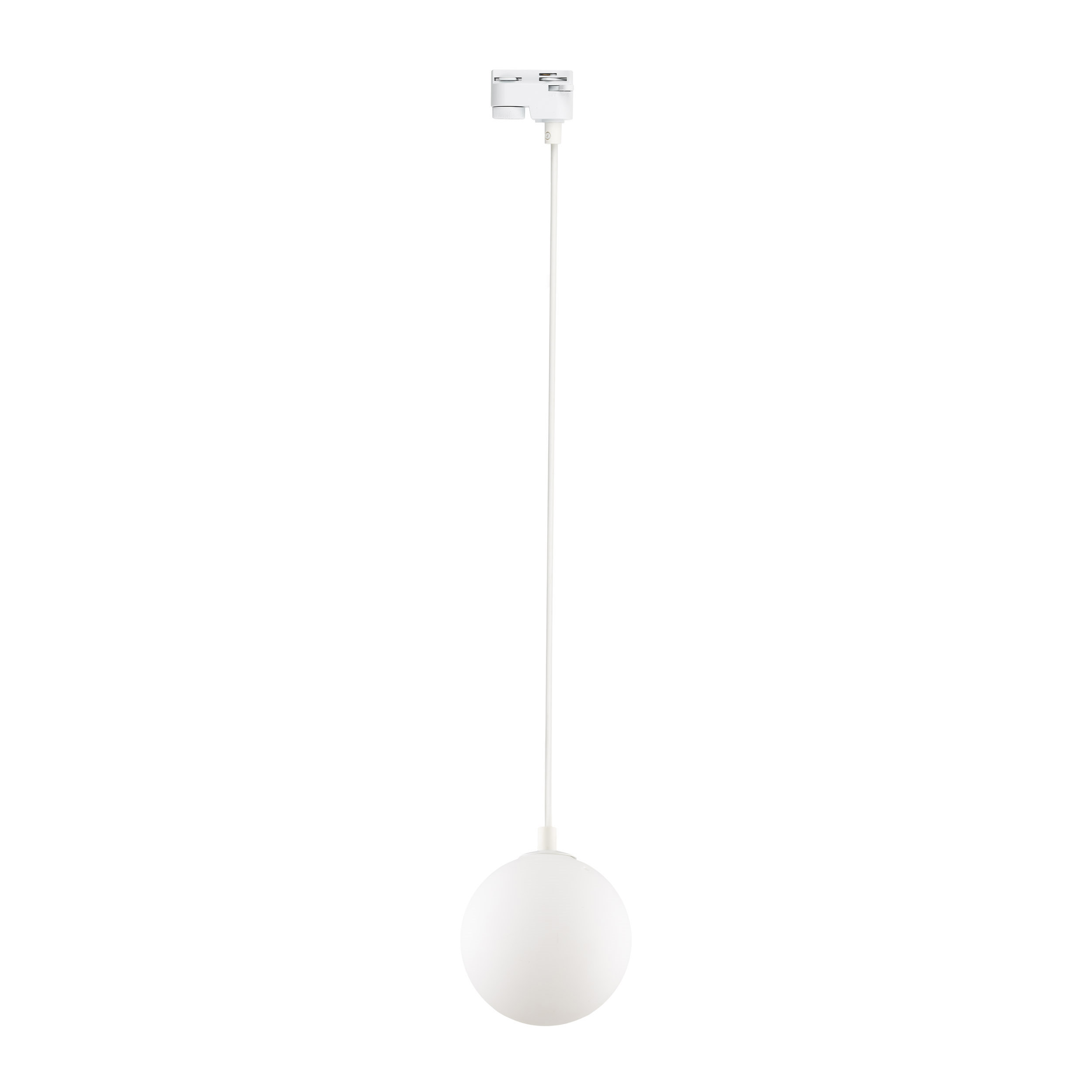 Tk Tracer Loftlampe Hvid Glas Og Hvid Metal