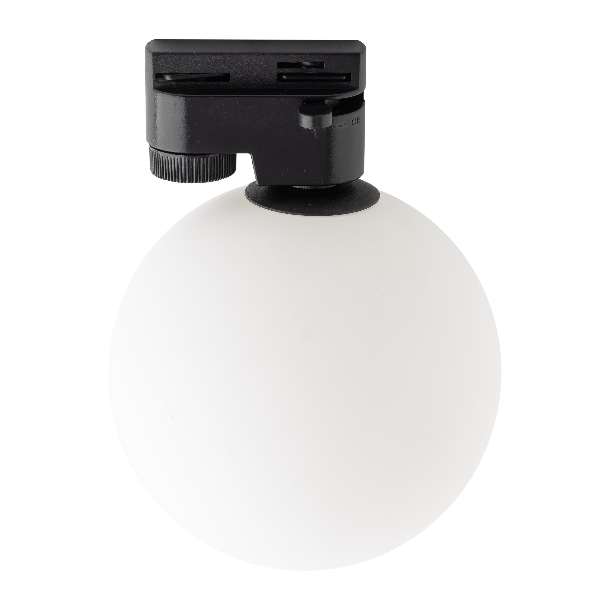 Tk Tracer Loftlampe Hvid Glas Og Sort Metal
