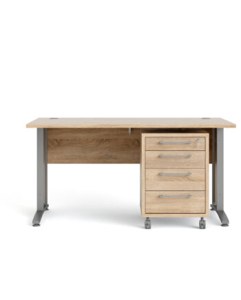 Tvilum Prima Skrivebord     Skuffesektion      Skuffer Egestruktur  Stål Stel  150x80