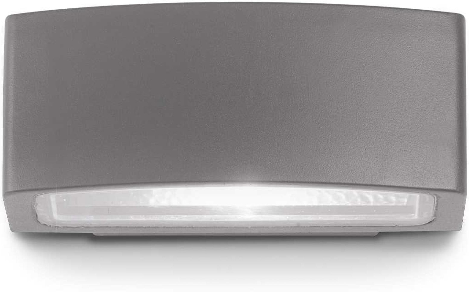 Udendørs Væglampe Ideal Lux Andromeda Antracit   Aluminium Med Dobbelt Frostet Pyrex-glas Ip55