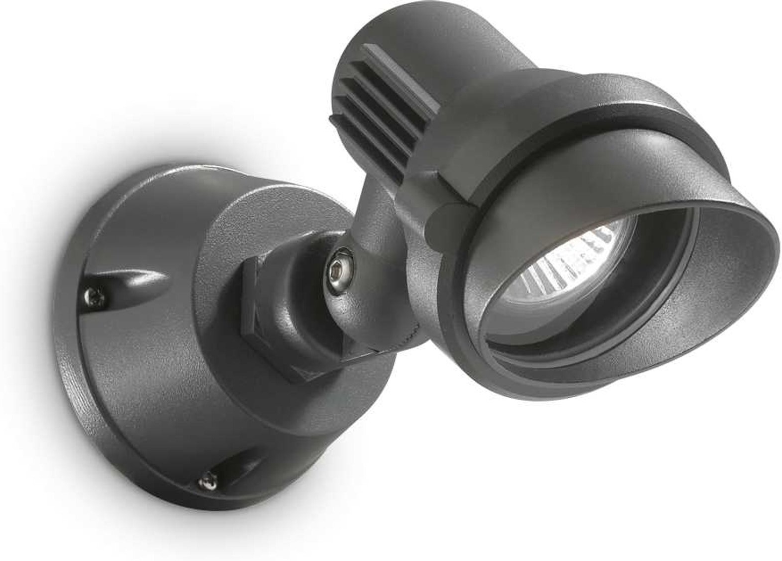 Udendørs Væglampe Ideal Lux Terra Antracit Ip65 H25xb10xl25 Cm