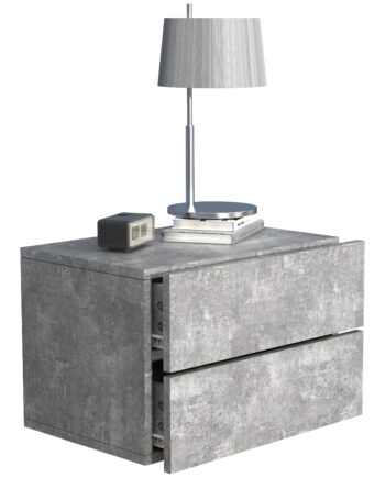 Vægbord   Natbord   Sengebord     30      45      32 Cm  Betongrå