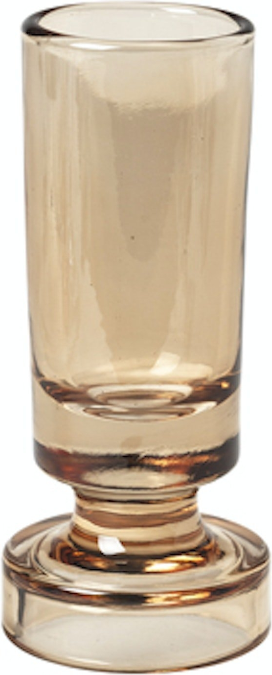 Vase Broste Copenhagen Petra Glasvase Dekorationsvase Orange   6x14 Cm