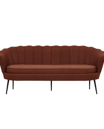Venture Design Calais   Personers Sofa Rust Polyester Og Sort Metal