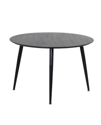 Venture Design Dipp Spisebord  Rund Sort Mdf Og Sort Metal  ø115