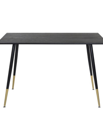 Venture Design Dipp Spisebord Sort Mdf Og Sort Metal  120x85