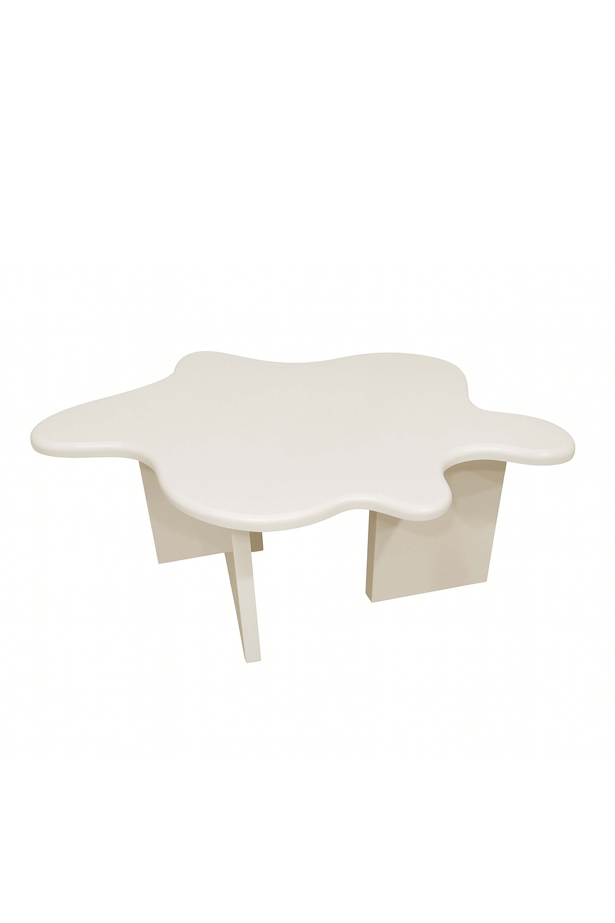 Venture Design Flower Sofabord Beige Mdf  115x76x40