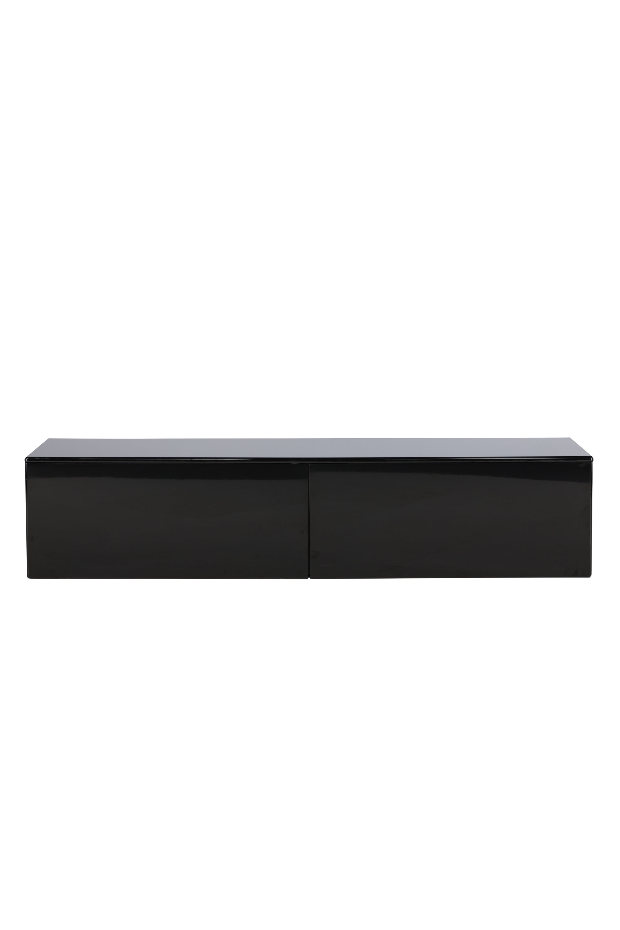Venture Design Fristad Væghængt Tv-bord        Skuffer Sort Blank Pu-lak Mdf  160x45x35