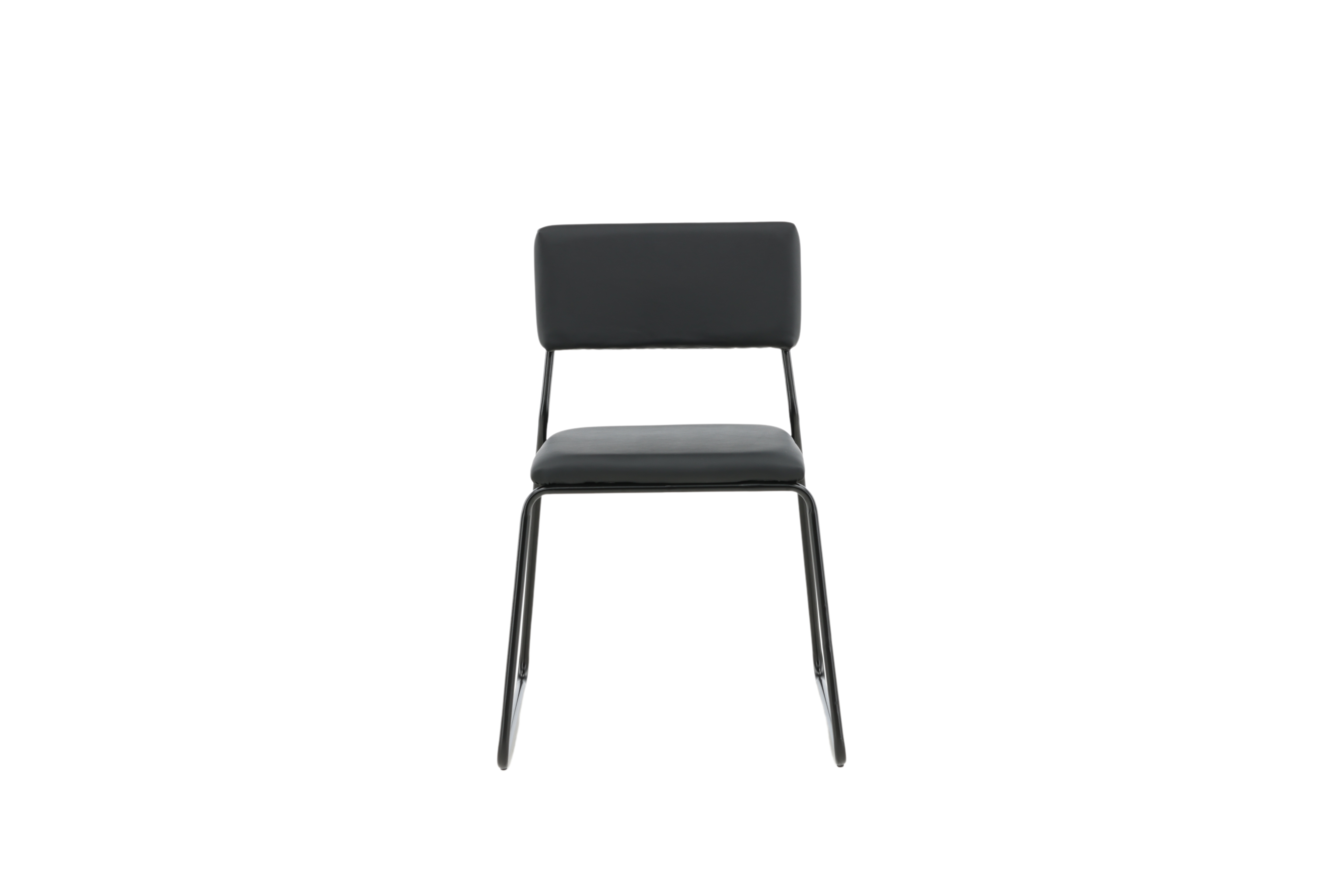 Venture Design Kenth Spisebordsstol Sort Pu Polyester Og Sort Stål