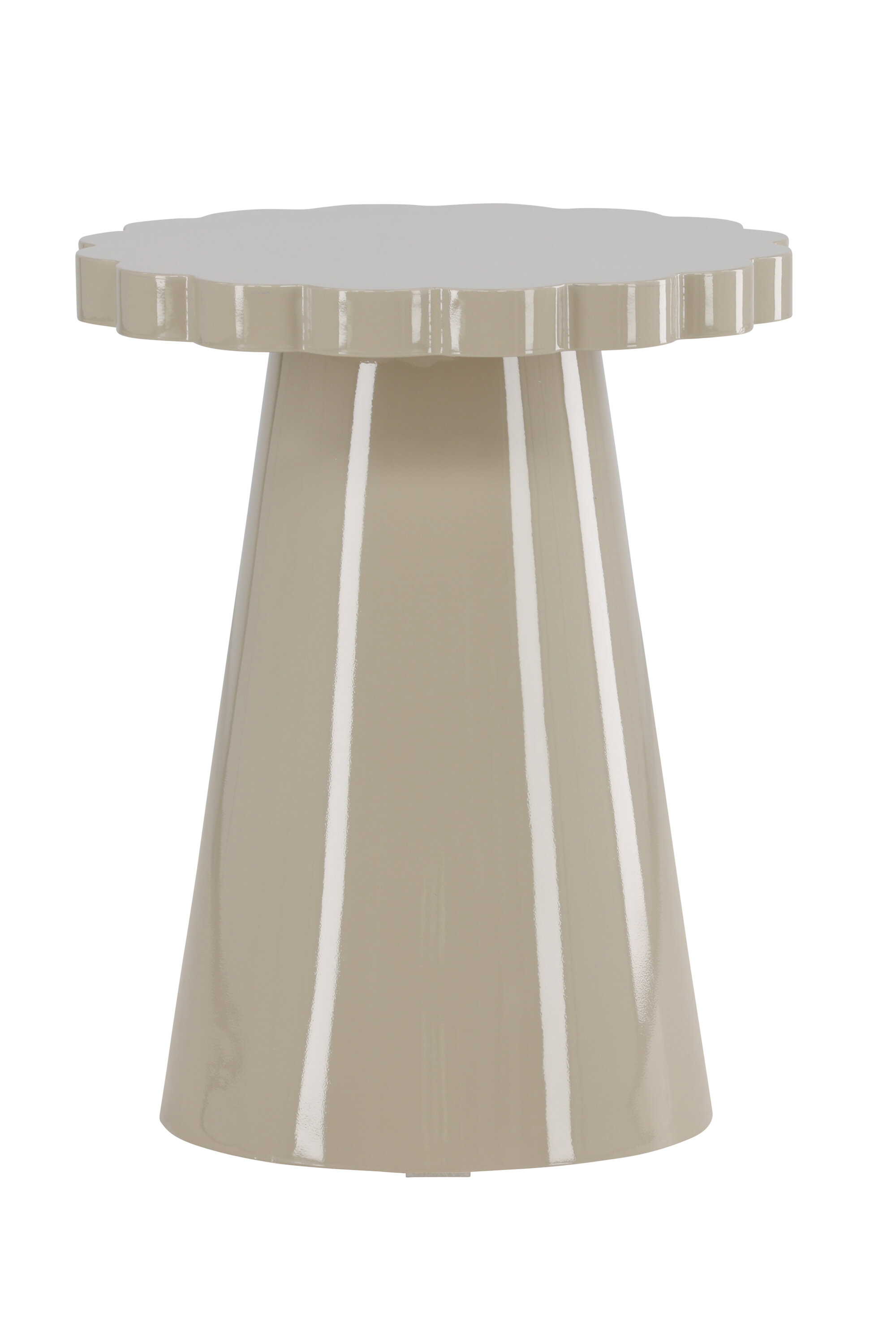 Venture Design Krull Sidebord  Organisk Beige Mdf  ø45x55