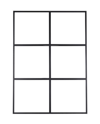 Venture Design Leif Rumdeler Glas Og Sort Metal  150x210
