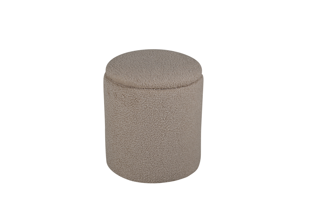 Venture Design Limpen Puf     Opbevaring  Cylinder Beige Bamsestof Polyester  ø32