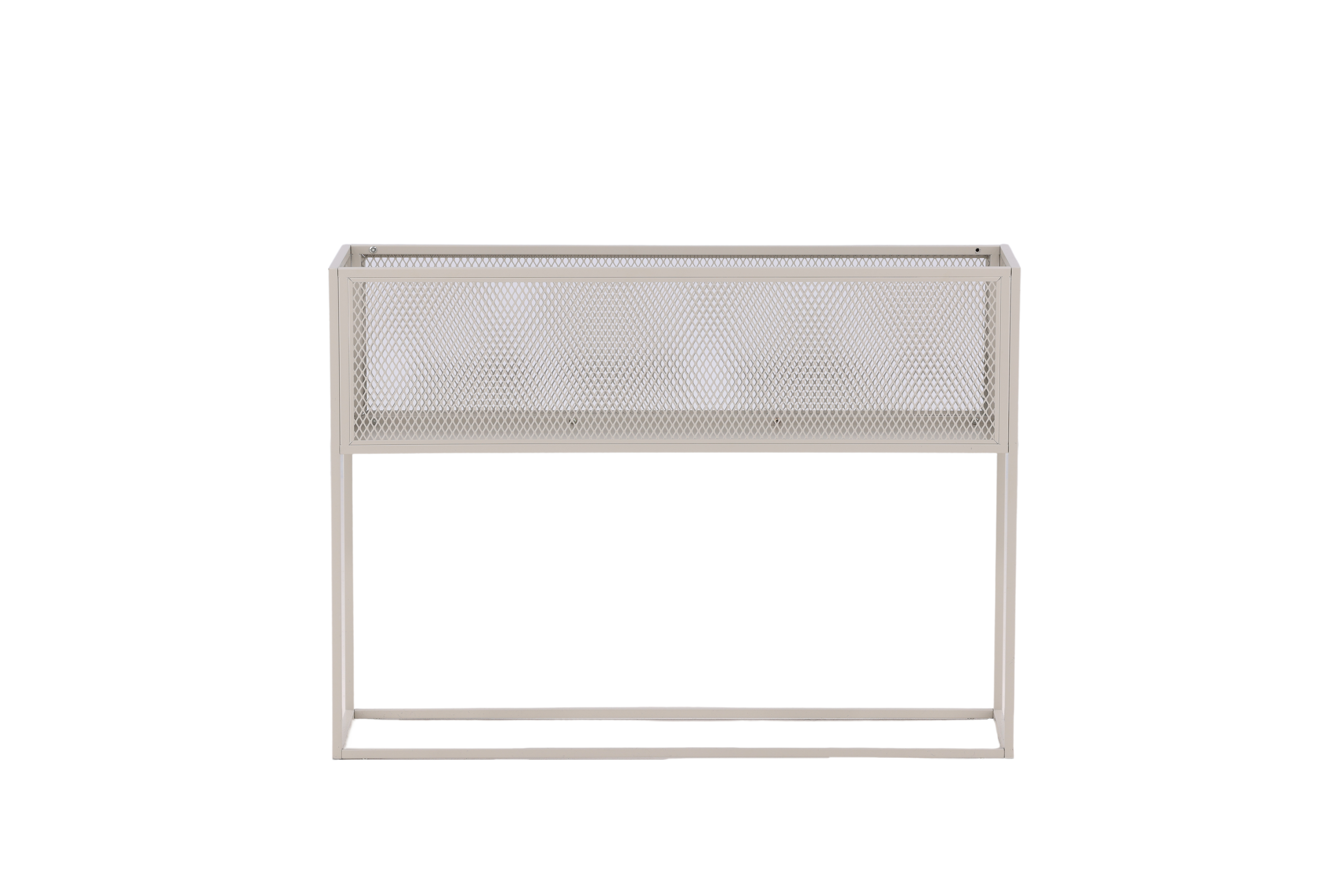 Venture Design Netz Sidebord  Rektangulær Beige Stål  110x30