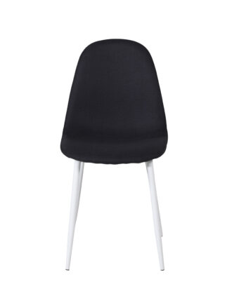 Venture Design Polar Spisebordsstol Sort Polyester Og Hvid  Metal