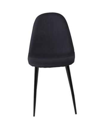 Venture Design Polar Spisebordsstol Sort Polyester Og Sort Metal