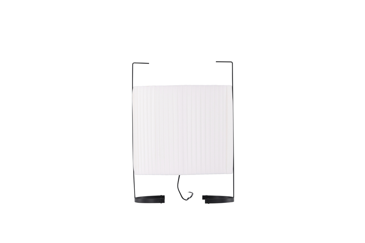 Venture Design Rennes Gulvlampe  Small Hvid Stof Og Sort Jern