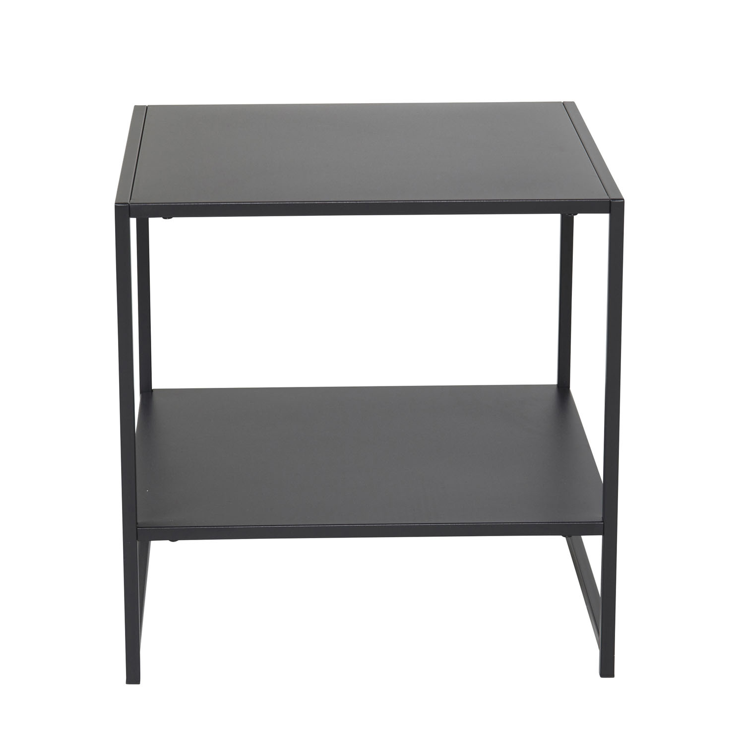 Venture Design Staal Sidebord Hylde Sort Stål 50 8x50