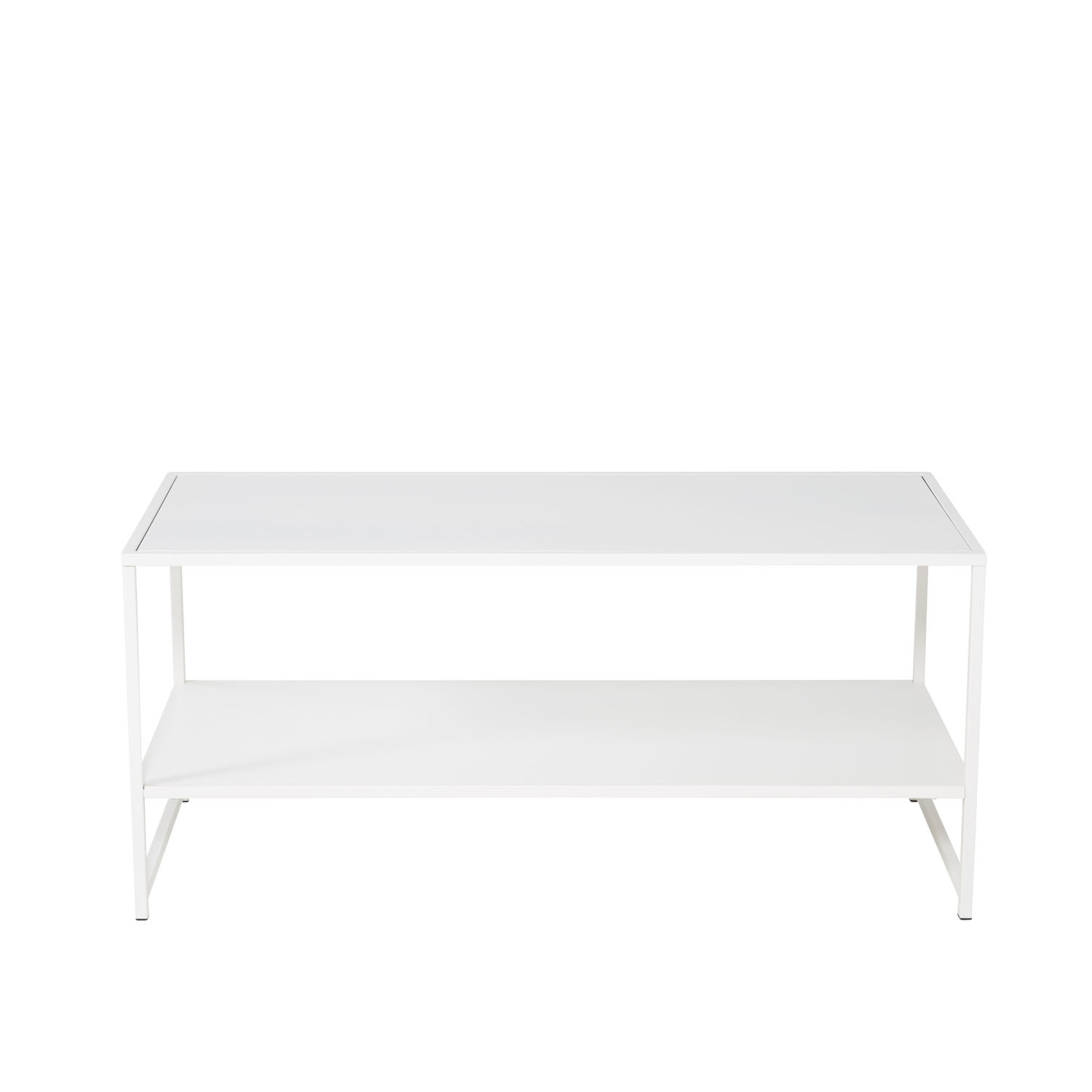 Venture Design Staal Sofabord Hylde Hvid Stål 101 6x43