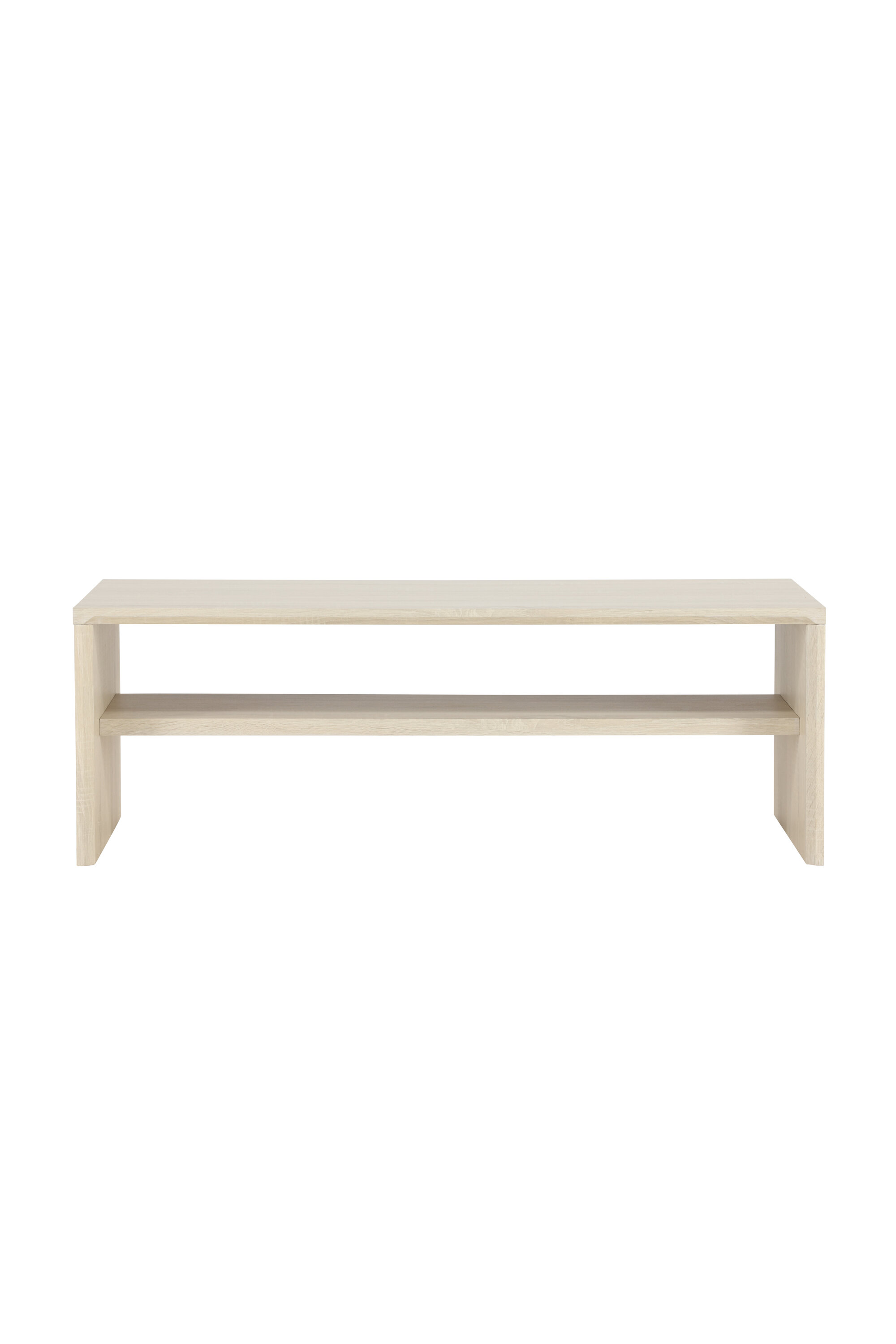 Venture Design Telemarket Sofabord       Hylde Hvidvasket 3d-papir  110x50x38