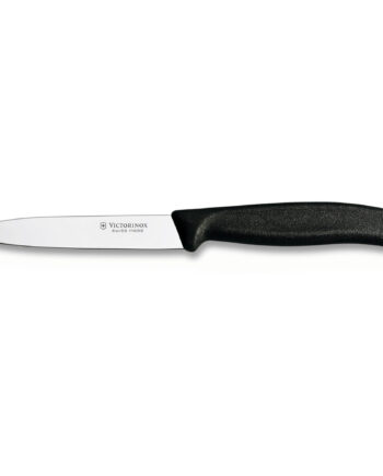 Victorinox Grøntsags- Og Skrællekniv Med Nylonhåndtag   Sort  10 Cm