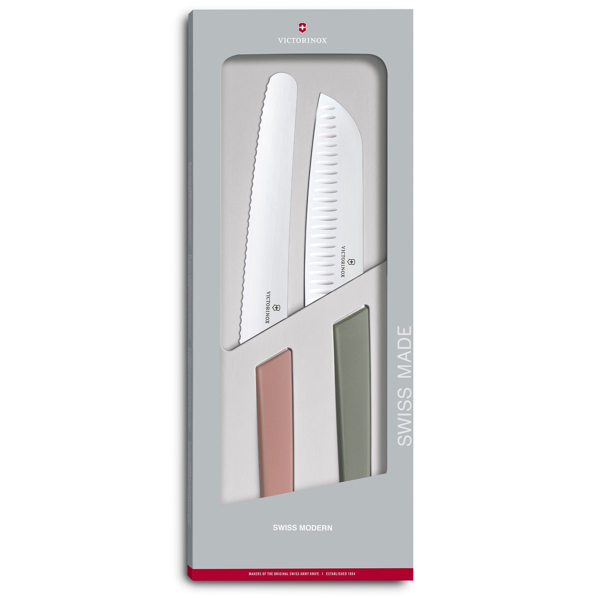Victorinox Swiss Modern Santoku- Og Brødkniv