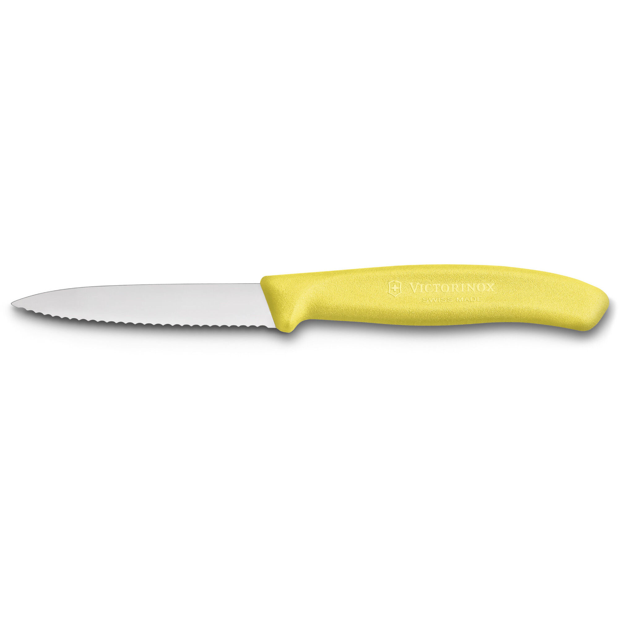 Victorinox Takket Urtekniv Med Nylonskæfte    Cm  Gul