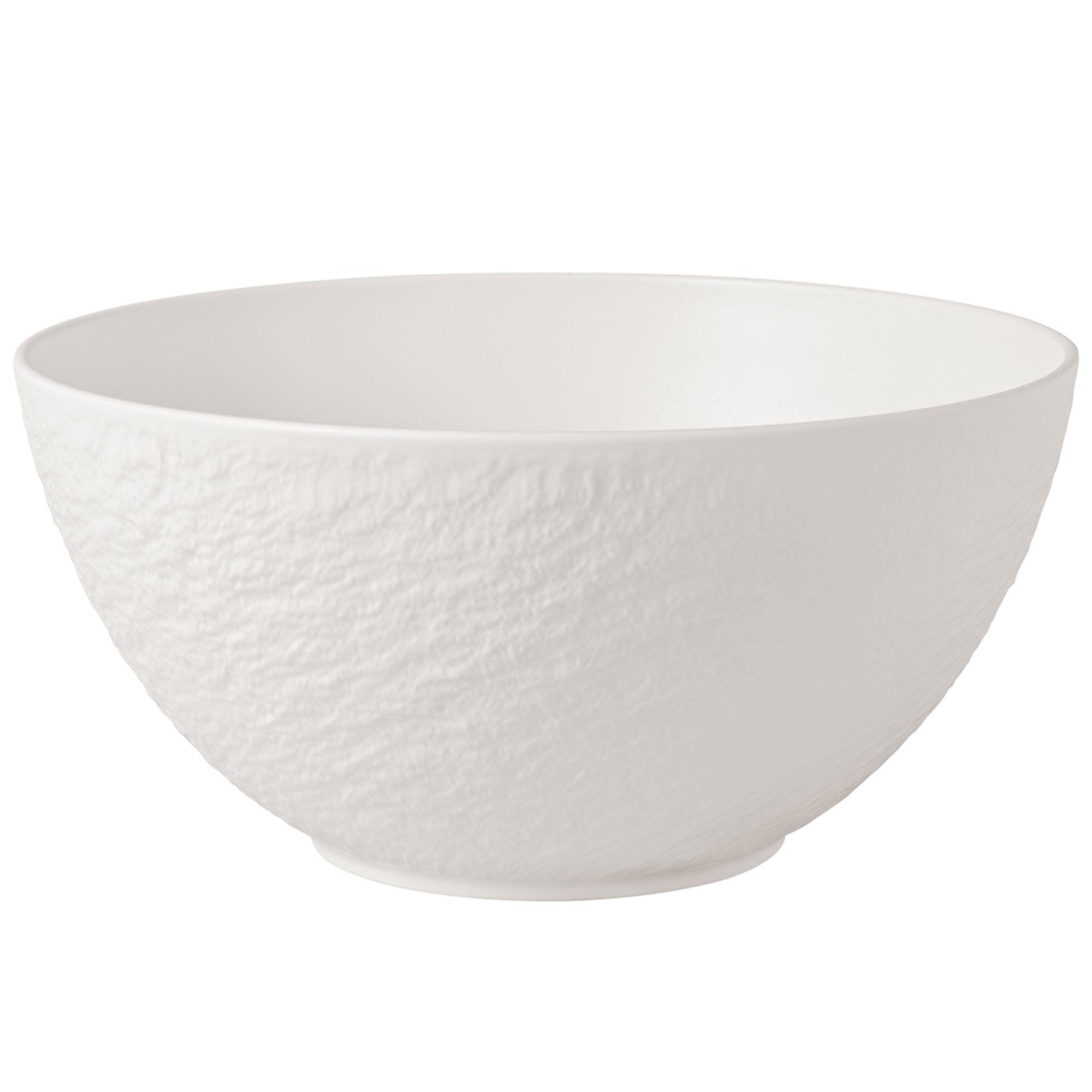 Villeroy   Boch Manufacture Rock Blanc Salatskål ø24 Cm  Hvid