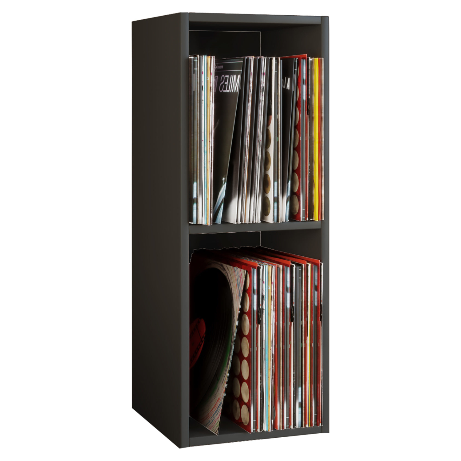 Vinylreol Sort     Rum   72x34x30 Cm   Platto Mini