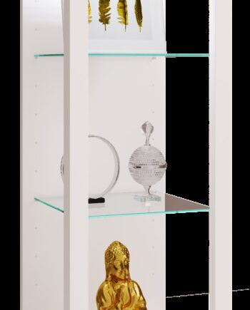 Vitrineskab     90      35      35 Cm  Hvid