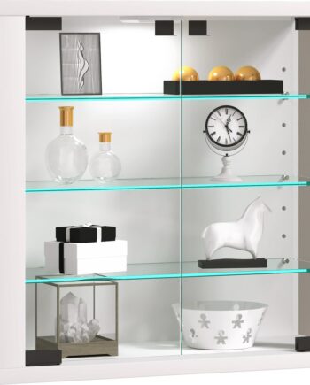 Vitrineskab     40      43      18 Cm  Hvid