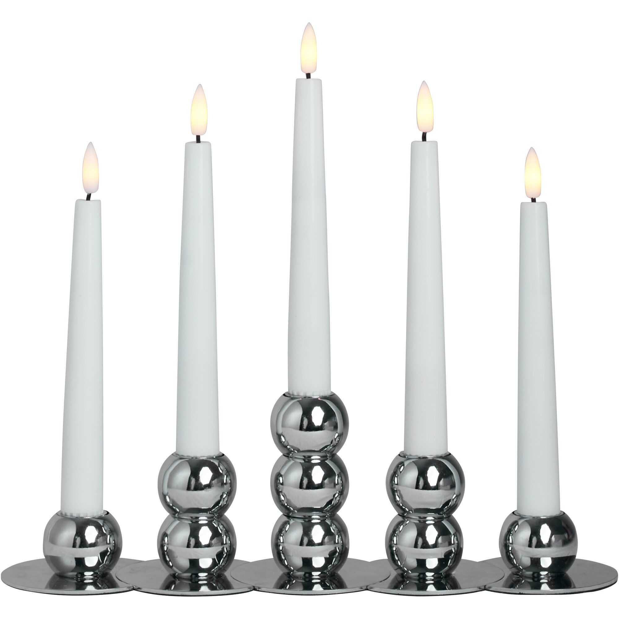 Watt Veke Lykke Led Adventsstage  Krom