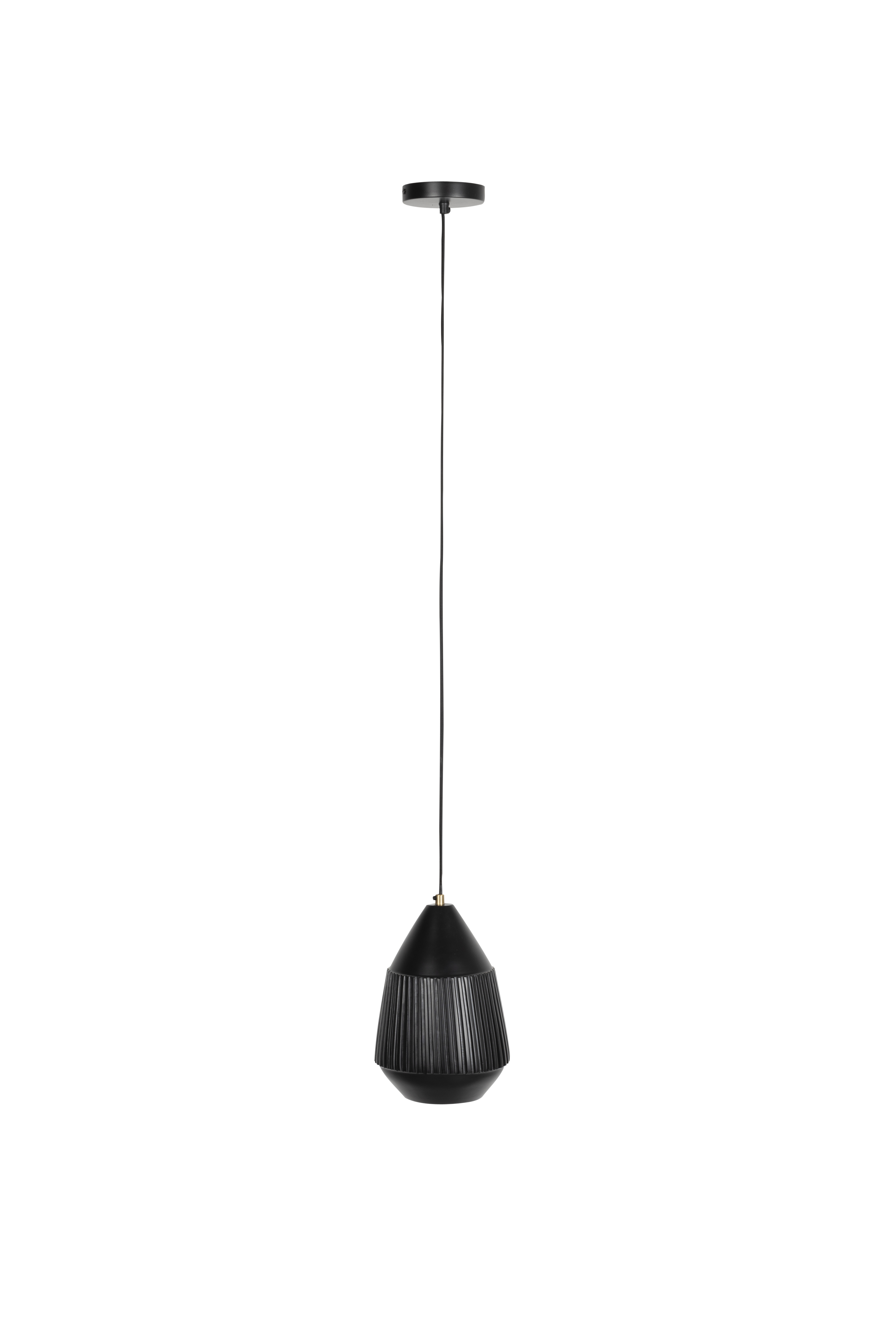 White Label Living Aysa Tall Loftlampe Sort Aluminium