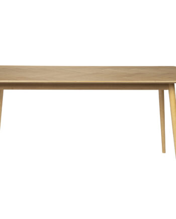 White Label Living Fabio Spisebord  Rektangulær Natur Egefinér Og Egetræ  180x90