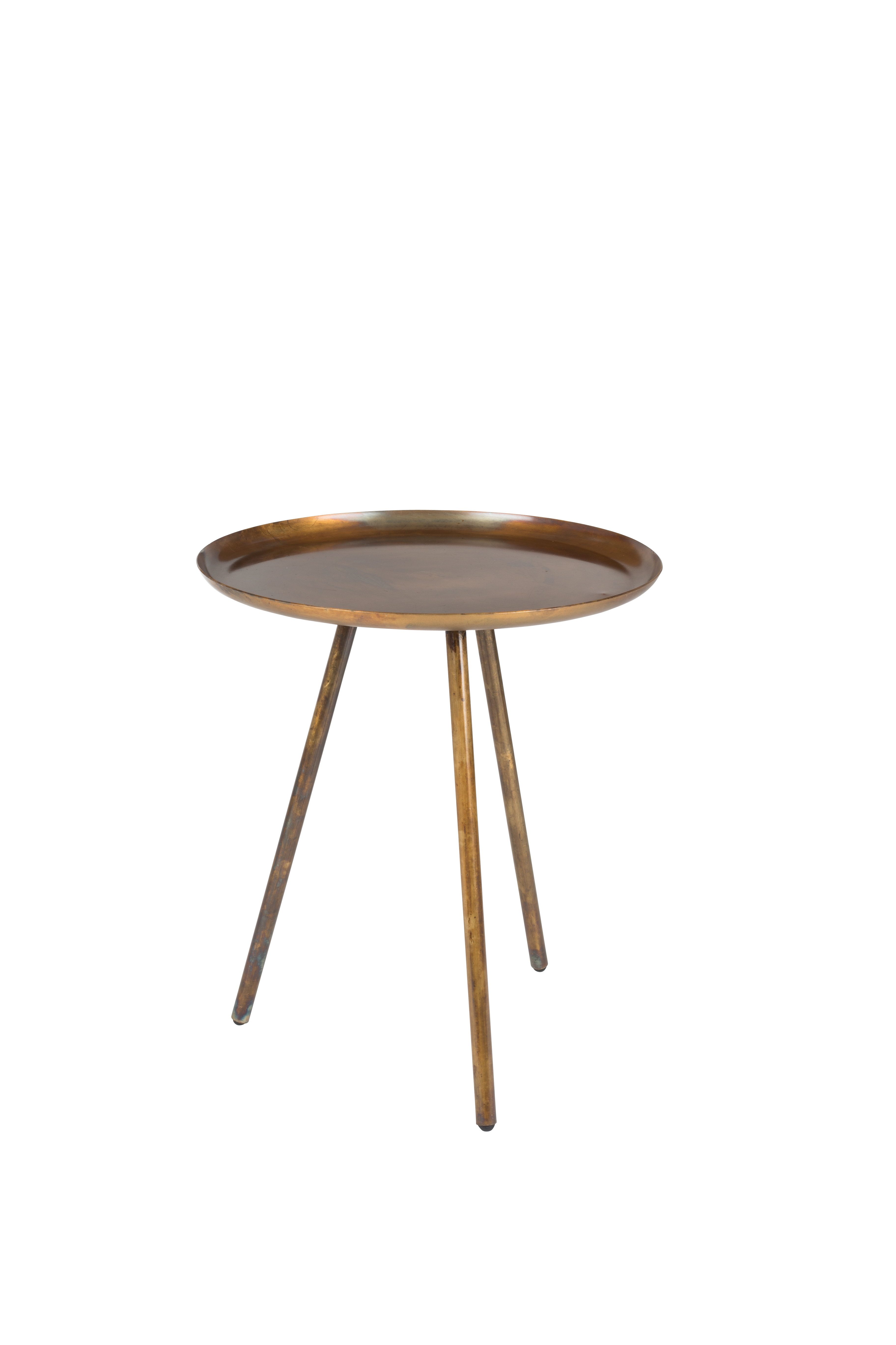 White Label Living Frost Sidebord  Rund Kobber Metal  ø39