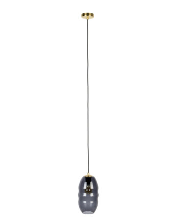 White Label Living Lauren   Loftlampe Grå Glas