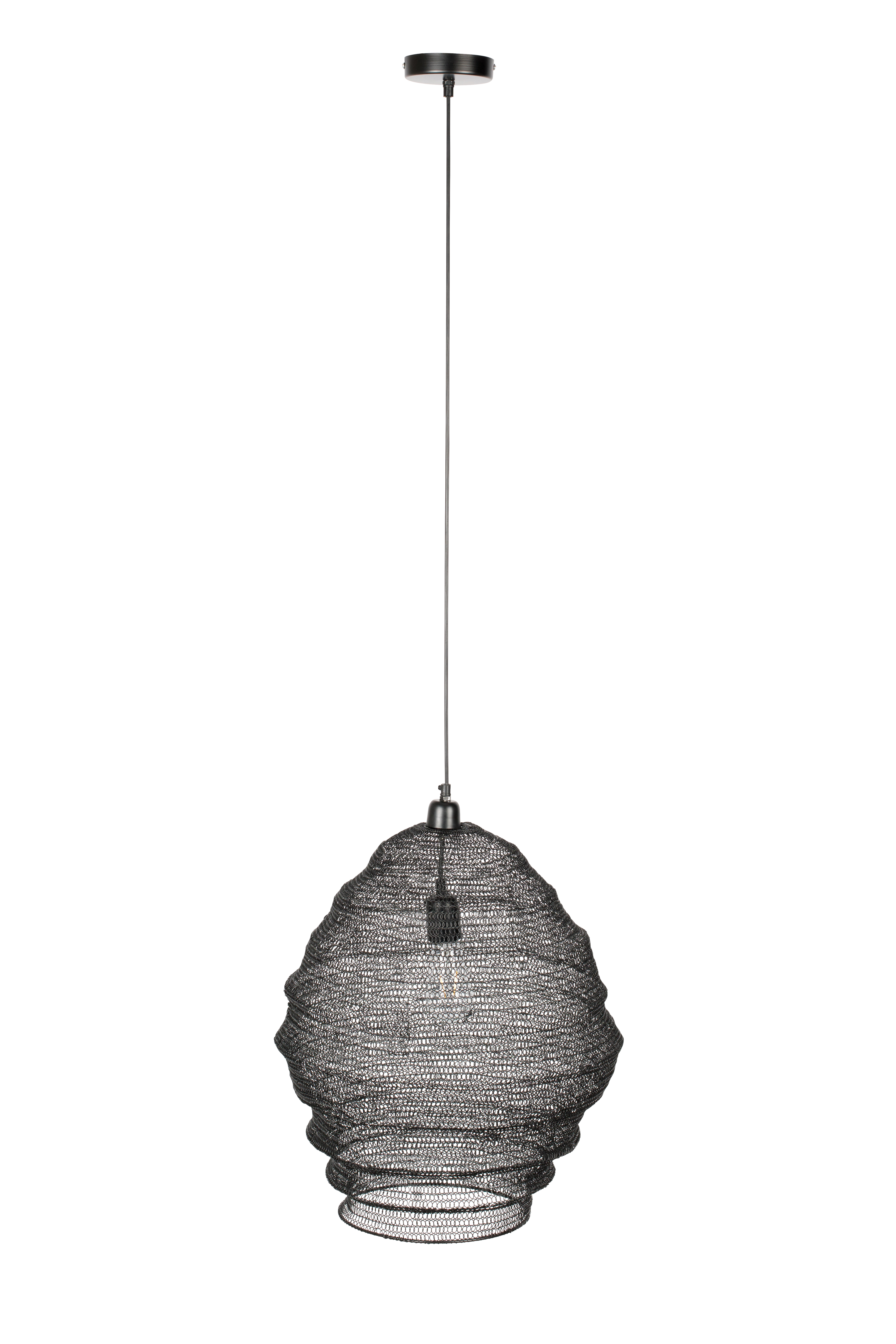 White Label Living Lena   Loftlampe Sort Jern