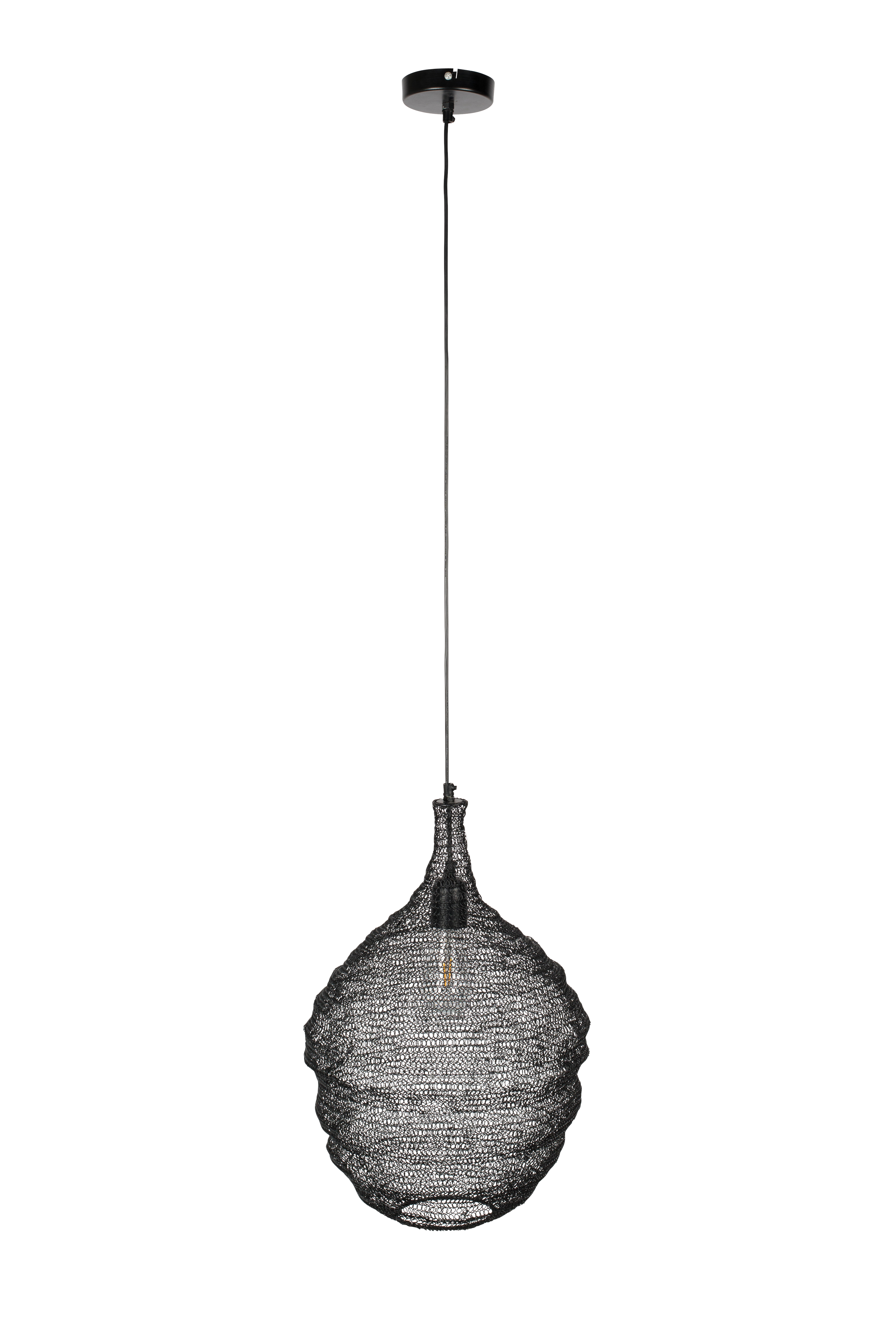 White Label Living Lena   Loftlampe Sort Jern