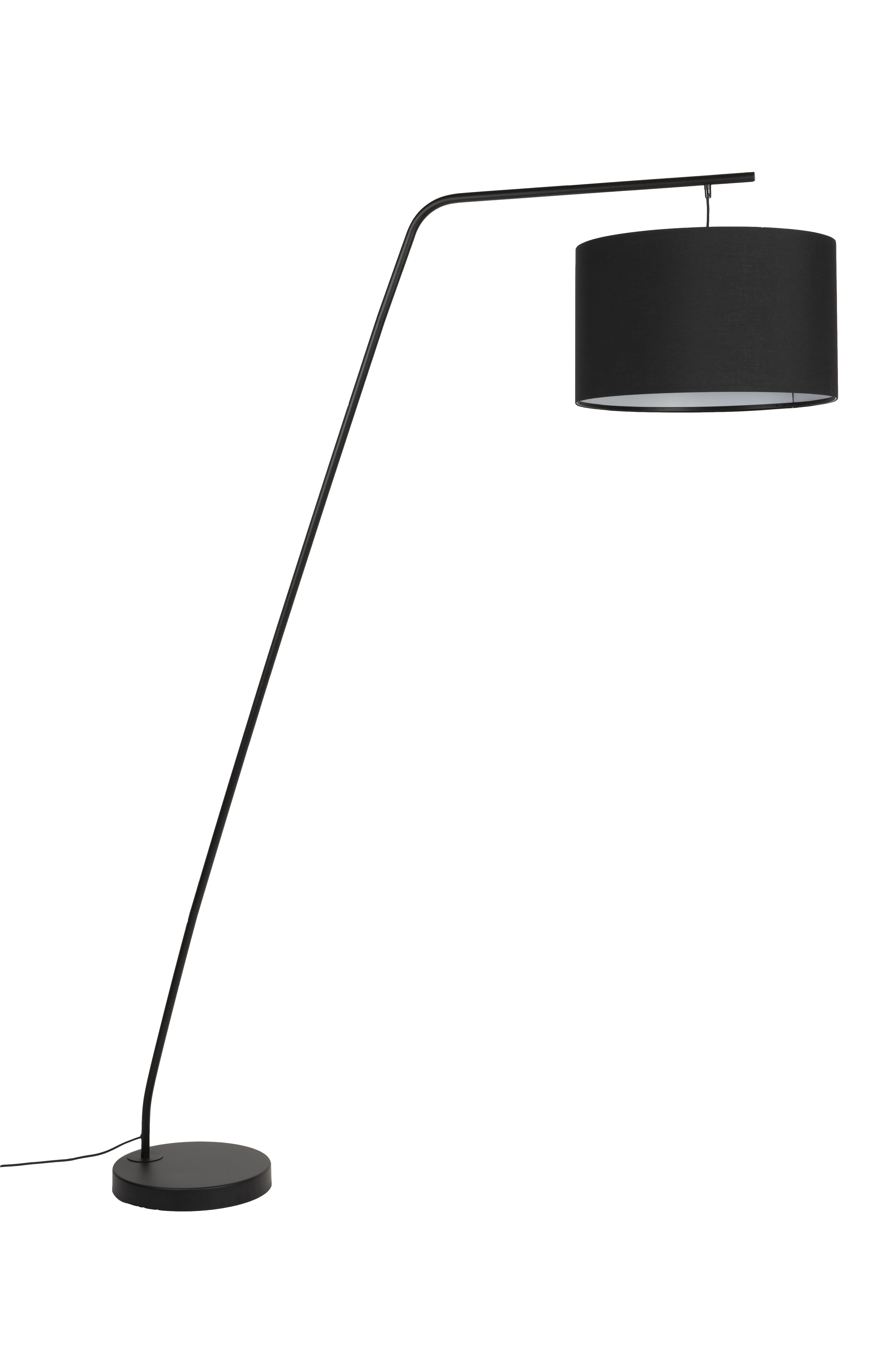 White Label Living Martine Gulvlampe Sort Metal