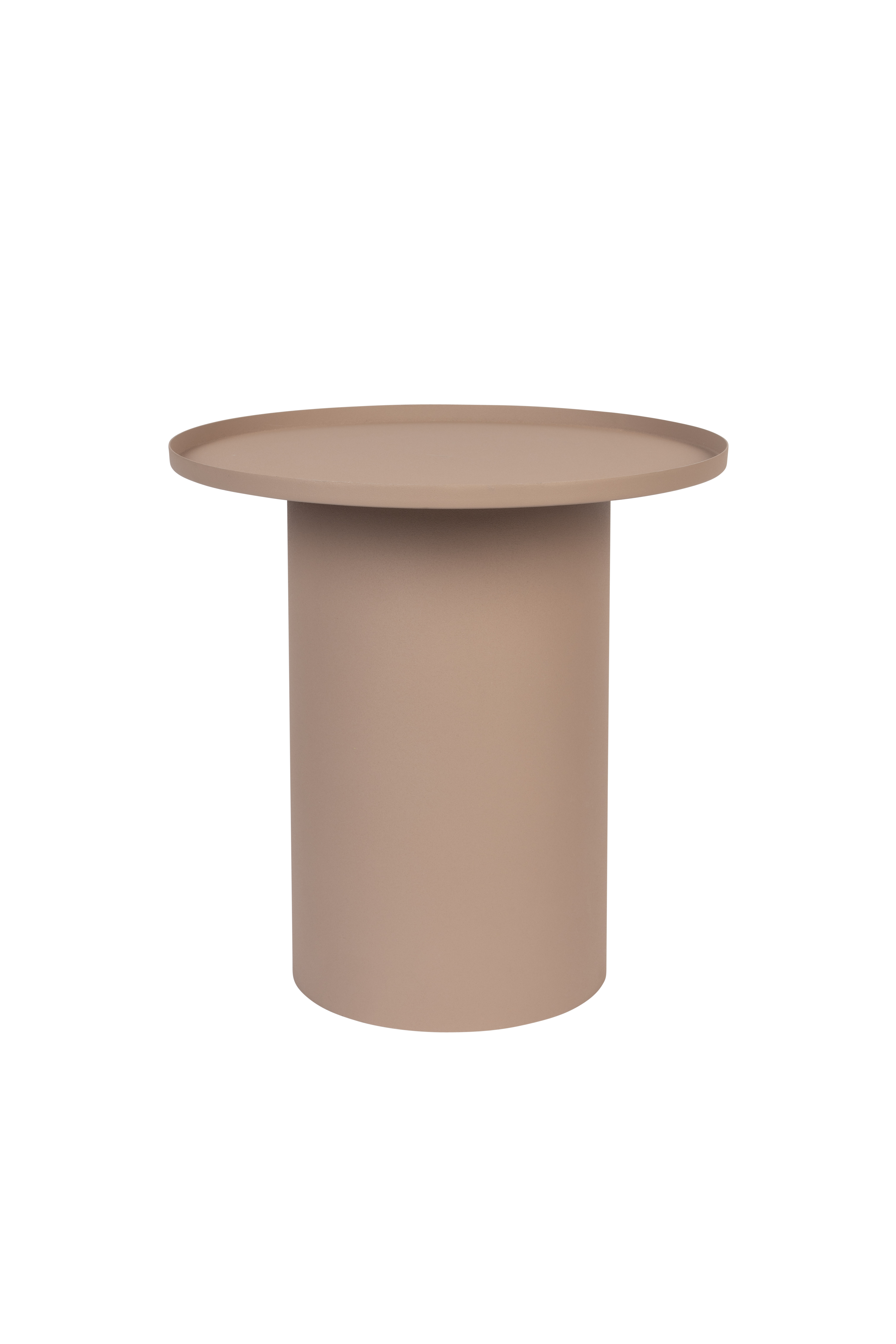 White Label Living Sverre Sidebord  Rund Lyserød Metal  ø45