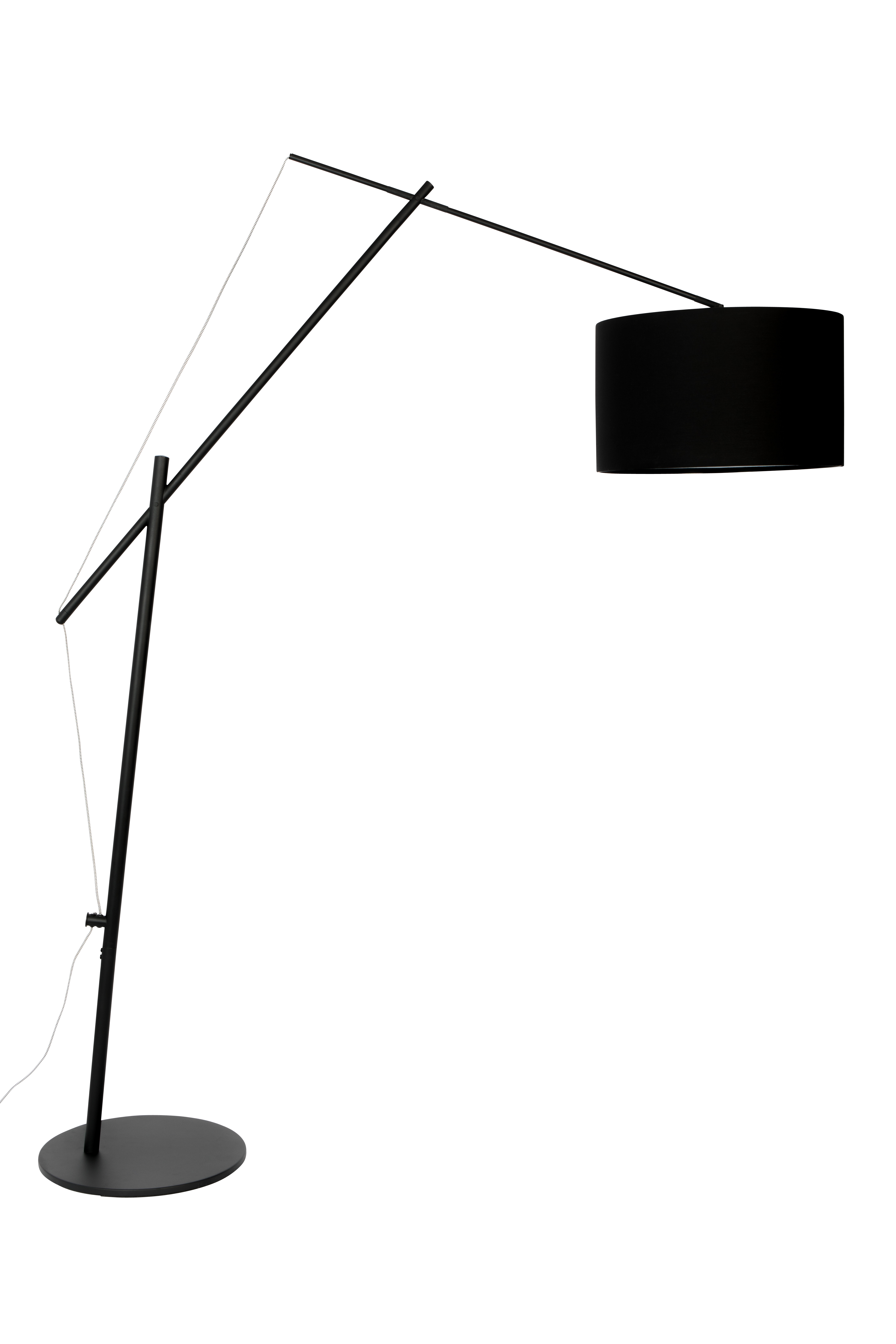 White Label Living Tokio Gulvlampe Sort Jern