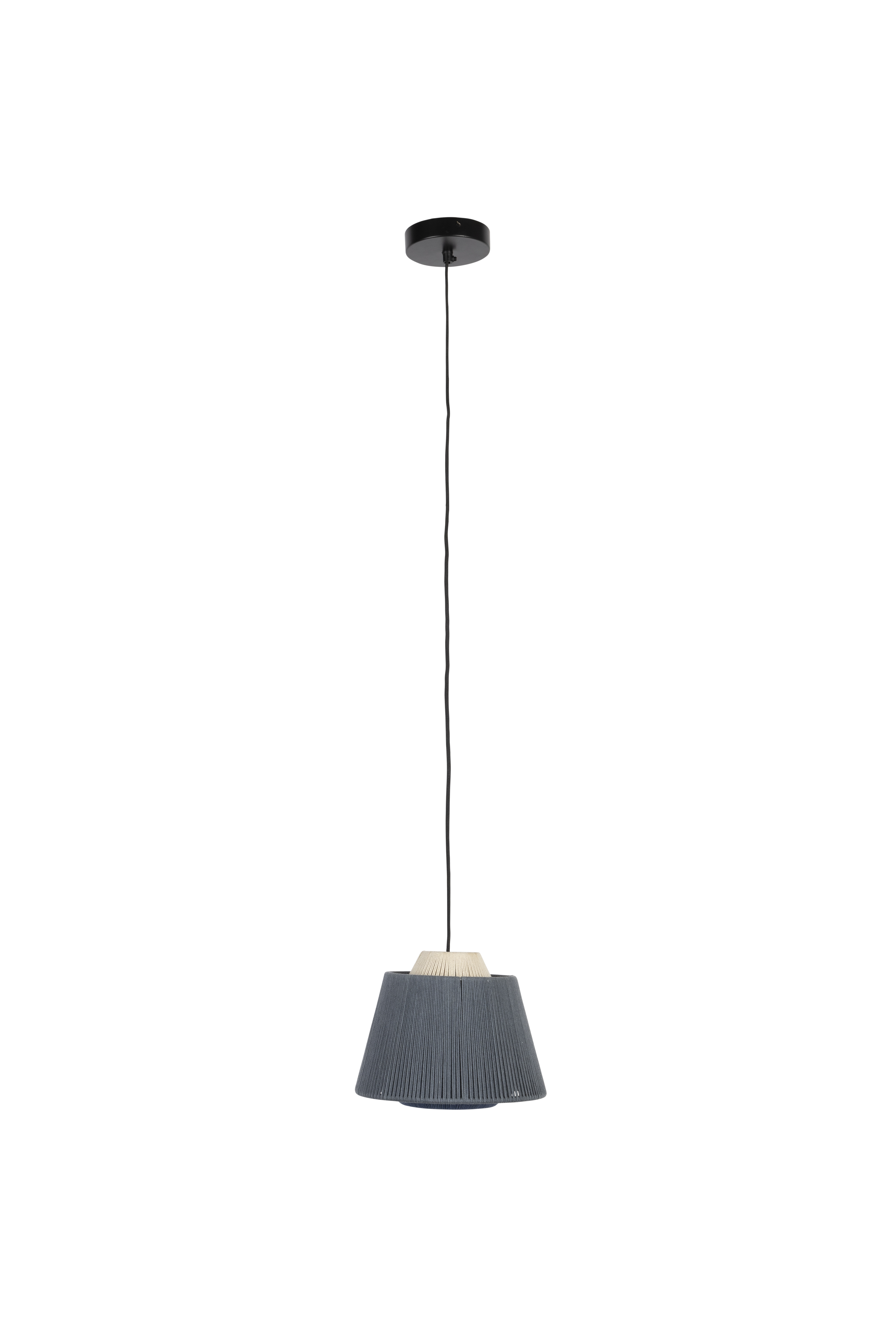 White Label Living Yumi Loftlampe Blå Polyester