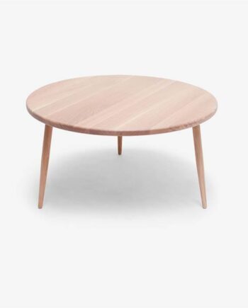 Wood Zone Wz 15 Rundt Sofabord Europæisk Eg  : 60 Cm Rmc Natural  : Erling Christensen Møbler