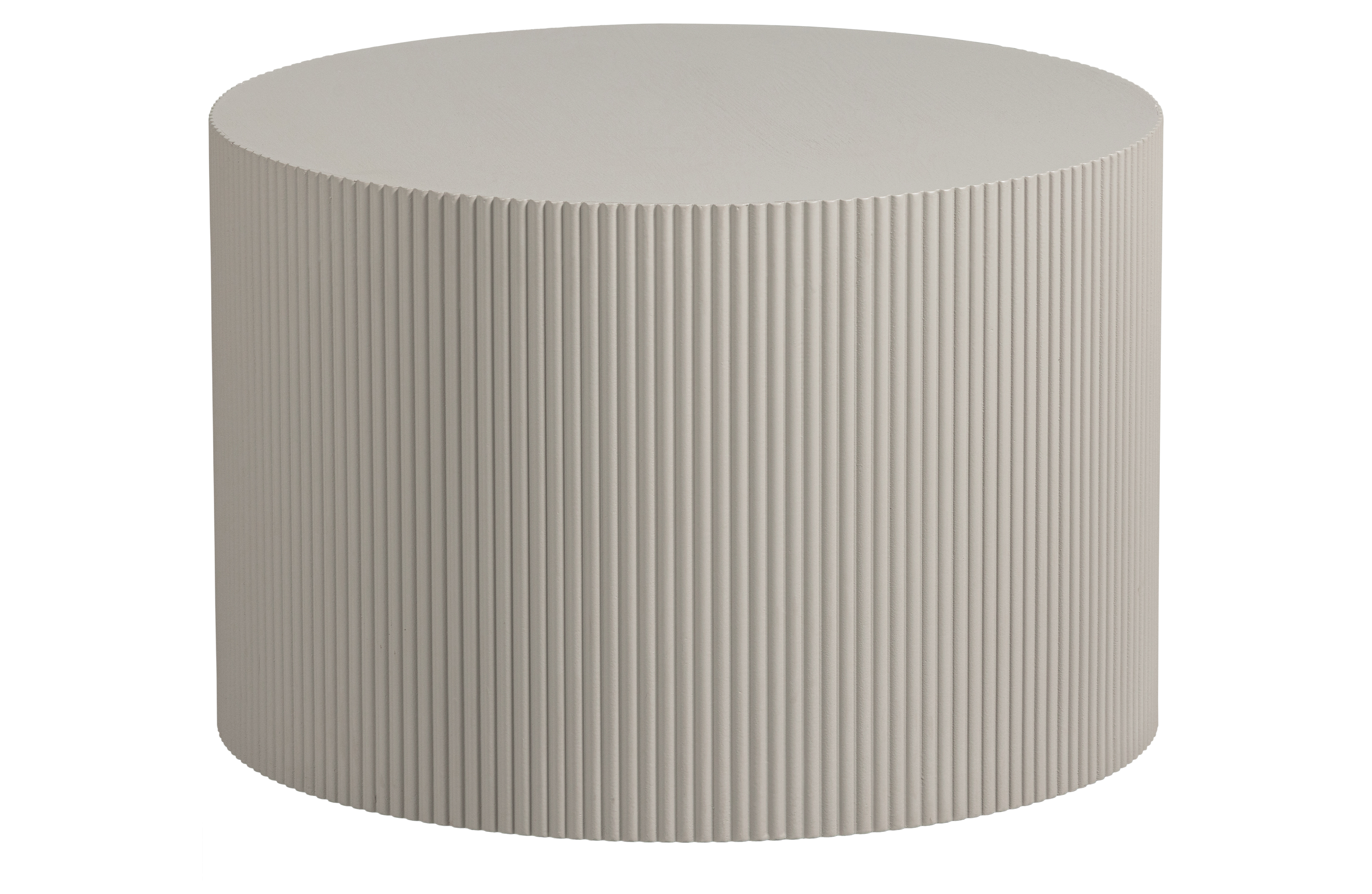 Woood Exclusive Sanne Sidebord  Rund Antik Beige Mdf  ø60
