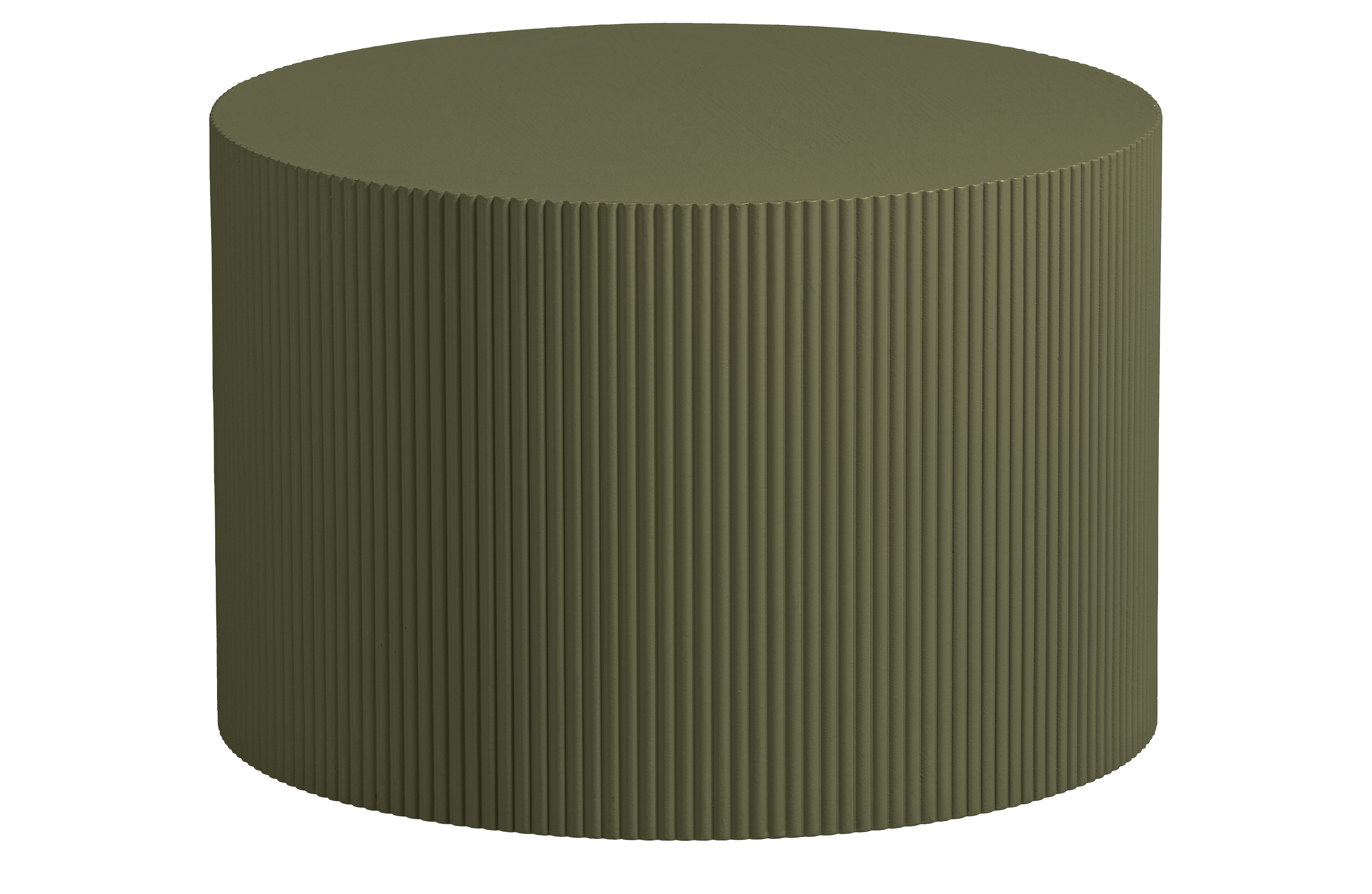 Woood Exclusive Sanne Sidebord  Rund Army Grøn Mdf  ø60